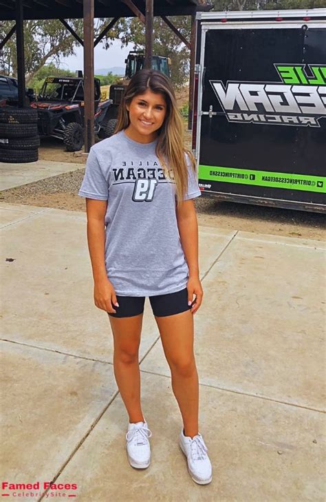 how tall is hailie deegan|hailie deegan height and weight.